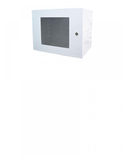 Mini Rack 8U x 350mm Economic Branco Porta c/ Visor Acrílico