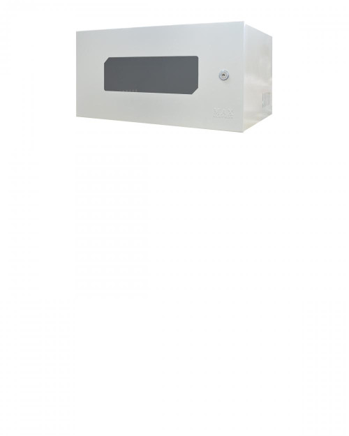 Mini Rack 5U X 350mm Economic Porta c/ Visor Acrílico Branco