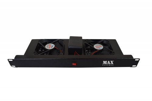 Kit Ventilação 2 Coolers Para Rack Padrão 19