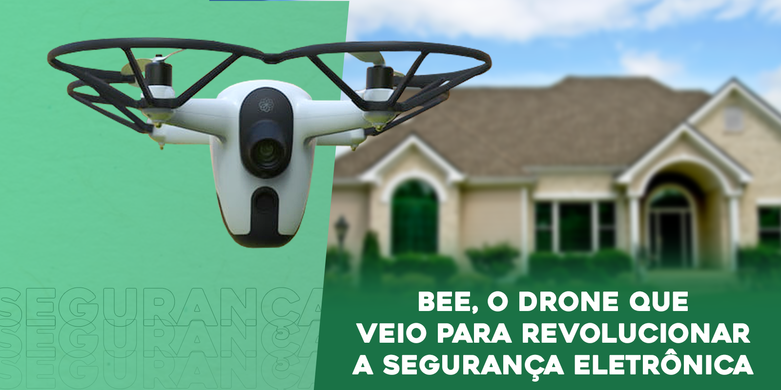 Drone de Defesa Residencial, uma inovação em Segurança Eletrônica.